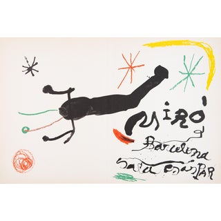 Joan Miro, Barcelona Sala Gaspar, 1964, Original Signed Lithograph For Sale