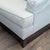 Textile Ethan Allen Arcata 3-Seat Gray Sofa With Cushions For Sale - Image 7 of 9