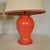 1970s Orange Glazed Ceramic Lamps, 1975, Set of 2 For Sale - Image 5 of 8