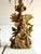 Victorian Pair of Antique Brass Victorian Girandole Candlesticks With Marble Base & Prisms For Sale - Image 3 of 12