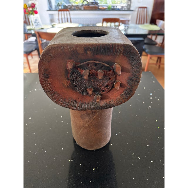 Brutalist Vase from Gisbert & Barbara Haberland, Berlin, 1960, in Flawless conditions. Designed 1960 to 1969 This piece...