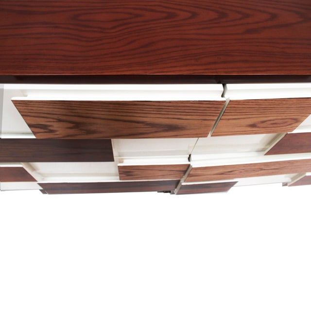 Italian Sideboard in Wood with Steel Legs, 1990 For Sale - Image 3 of 13