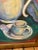 1990s 1990s Large Signed Teapot Still Life Painting by Linda Smith For Sale - Image 5 of 13