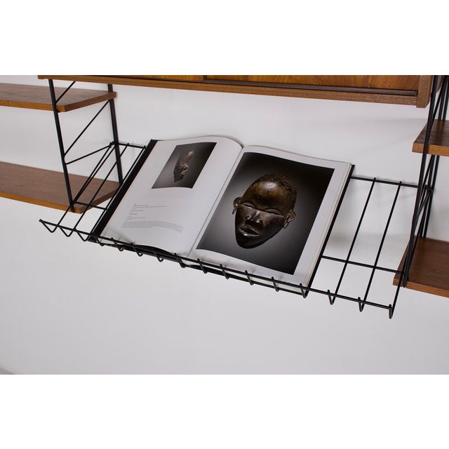 Modern Teak Wall Shelf, 1960s For Sale - Image 9 of 11