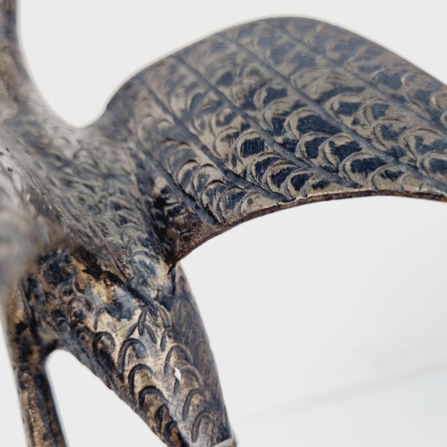 Crane Bird Sculpture, 1970s For Sale - Image 12 of 14