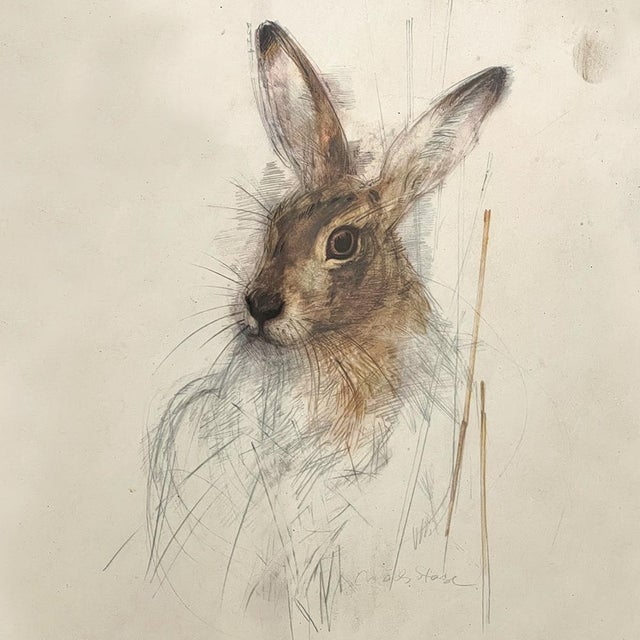 Pair Antique French HandColored Lithographs in Mahogany Frames With