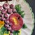 1980s Handpainted and Embossed Fruit Italian Pottery Platter For Sale In Atlanta - Image 6 of 10