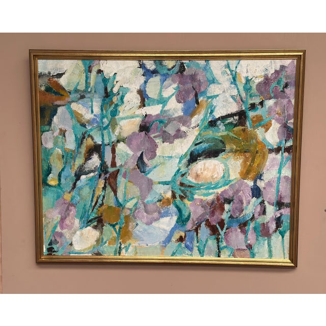 After Gunnar Alvarna, Composition, 1960s, Oil on Canvas For Sale - Image 18 of 18