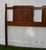 1960s Vintage Mid Century Modern Full Walnut Headboard Arched Sculpted MCM 1960s For Sale - Image 5 of 14