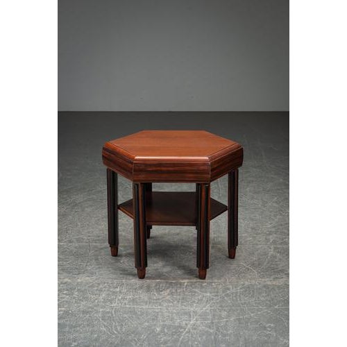 Amsterdamse School Side Table from Fa. Drilling For Sale - Image 3 of 11
