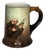 Antique Limoges Monk Mug: William Guerin Hand-Painted Tankard c. 1900 For Sale