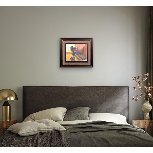 Elin Sian Blake, Until Tomorrow (Tan Yfory), South Wales Valleys Miner, 21st Century, Oil on Canvas For Sale - Image 14 of 18