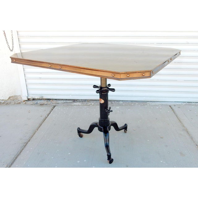 "Satellite" rolling table by the Adjustable Table CO. of Grand Rapids, Michigan, circa 1922. Originally designed as an...