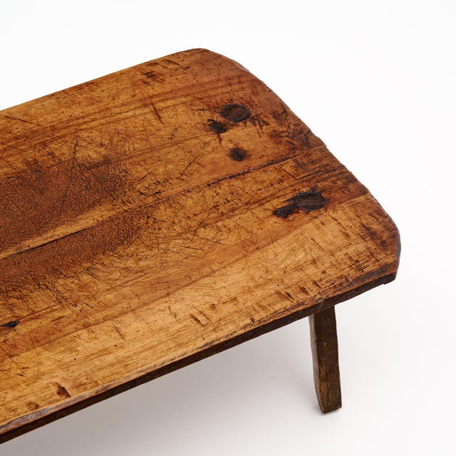 Italian Arte Povera Antique Side Table For Sale In Austin - Image 6 of 10