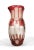 1930s 1930s Art Déco Crystal Cocktail Shaker/Bottle and Lid in Ruby Red Overlay Glass, France For Sale - Image 5 of 9