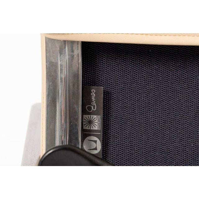 Herman Miller Eames Tall Tan Leather Desk Chair Soft Pad Pair For Sale - Image 15 of 15