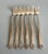 1940s Antique Silverplate Appetizer Forks Holmes & Edwards Century Pattern Set of 6 For Sale - Image 5 of 7