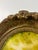 Yellow Mid 20th Century Stephanos Sideris Signed Impressionist Oil – "Park Scene" With Golden Oval Frame For Sale - Image 8 of 12