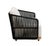 Wood Alpine Teak Wood Outdoor Loveseat With Black Rope Design For Sale - Image 7 of 11