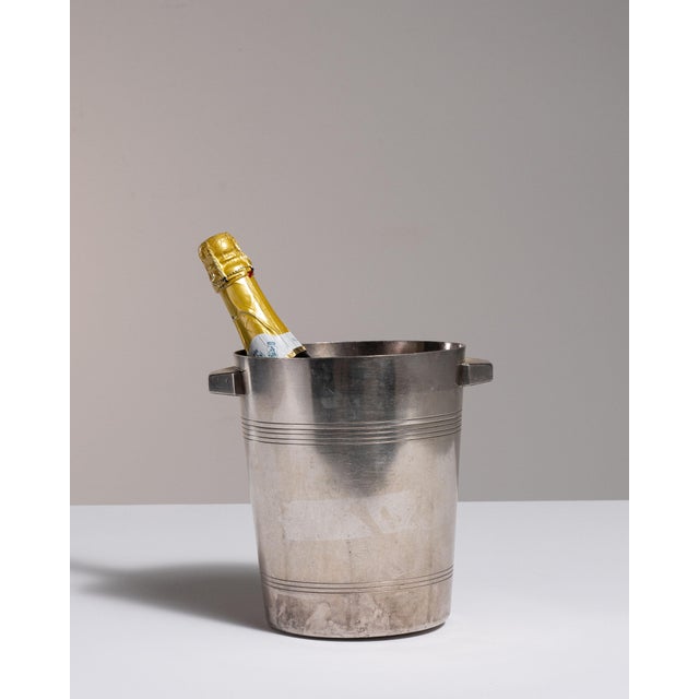 Mid 20th Century Belgium Silver Ice Bucket For Sale - Image 9 of 15