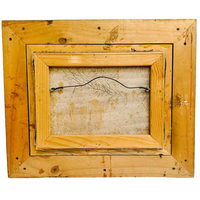 Black Late 20th Century Dark Academia Still Life Oil Painting With Gilt Wood Gallery Frame by Nora Urde (NorKa) For Sale - Image 8 of 8