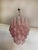 Vintage Italian Murano Chandelier with 41 Pink Glass Petals Drop, 1990s For Sale - Image 10 of 18