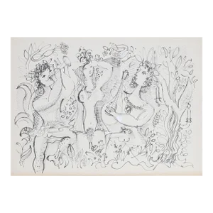 Nude Fauns and Woman, Charles Cobelle