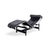 Bauhaus Black Leather LC4 Chaise Longue Le Corbusier for Cassina For Sale - Image 3 of 13