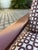 2000 - 2009 Mahogany Armchair with Aubergine Circular Pattern For Sale - Image 5 of 11