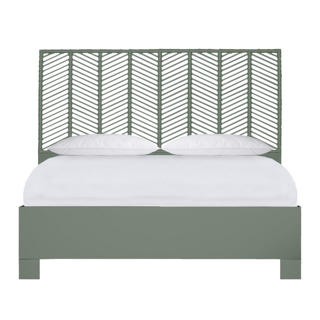 Liam Standard Bed King - Evergreen For Sale - Image 12 of 12