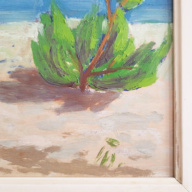 Adriatic Coastal Landscape, 1960s, Oil Painting on Canvas, Framed For Sale - Image 10 of 16