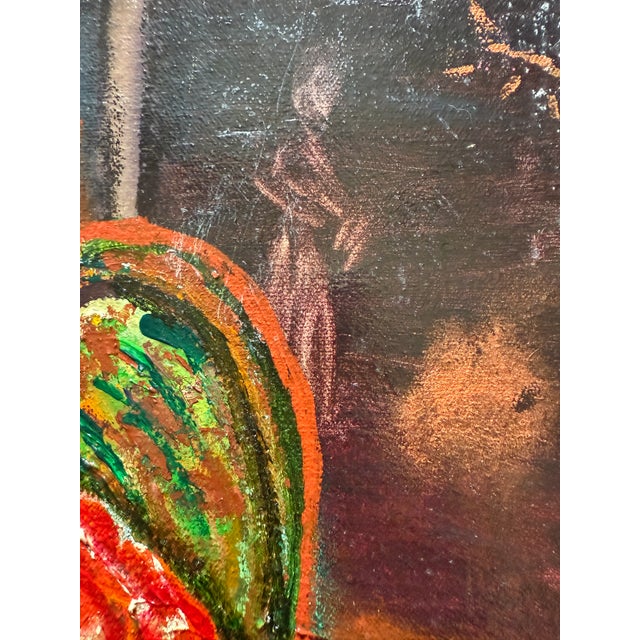 Blue Colorful Still Life With Blue Pitcher For Sale - Image 8 of 10