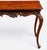 Late 19th Century 19th Century French Louis XV Carved Solid Oak Parquetry Bureau Plat Writing Desk For Sale - Image 5 of 8