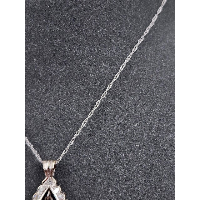 1.00 Ct Diamond Pendant For Sale - Image 4 of 8