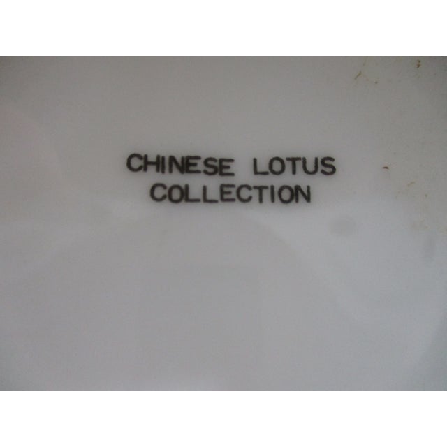 Vintage Chinese Lotus Ginger Jar For Sale - Image 6 of 6