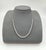 Modern 3.87 Ct Halfway Diamond Tennis Necklace For Sale - Image 3 of 8