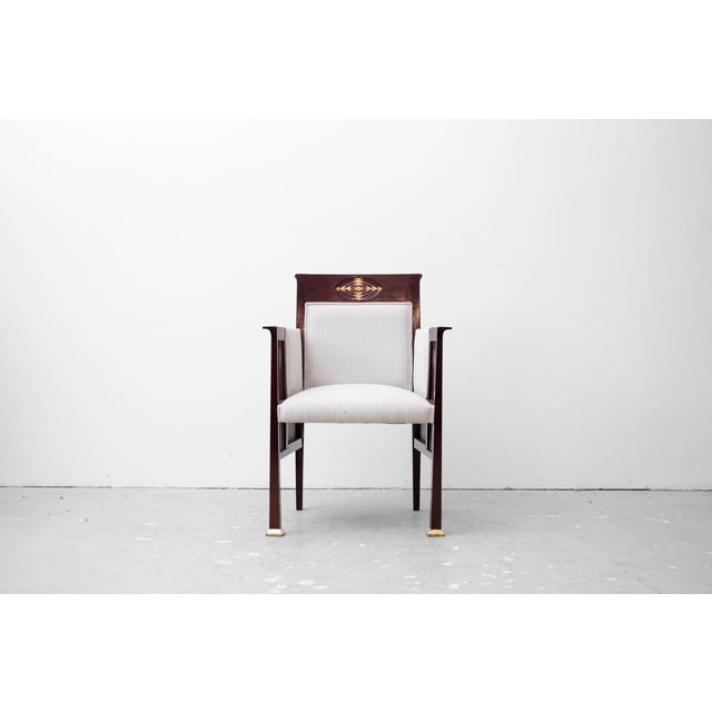 Antique Art Nouveau Seating Group by Julius & Josef Herrmann, Vienna, 1900s, Set of 3 For Sale - Image 14 of 18