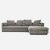 Scandinavian Grey Corner Sofa Kopenhaga, 2000s For Sale - Image 10 of 10
