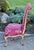 French Rococo Boudoir Side Chair Red Gold Giltwood Cabriole Leg Medallion Urn For Sale - Image 10 of 16