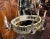 Early 20th Century French Louis XV Style Painted Wood Eight-Light Chandelier For Sale - Image 4 of 13