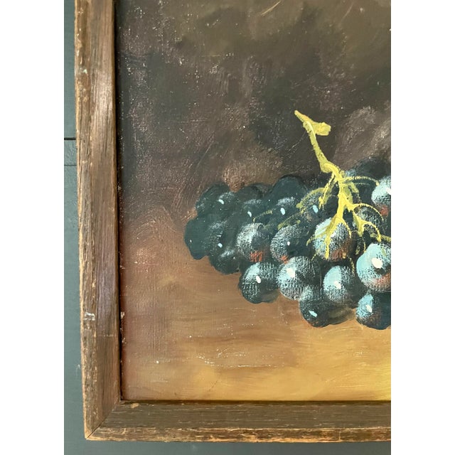 Wood Early 20th Century Original Rustic Spanish Still- Tablescape Painting Signed Bryan For Sale - Image 7 of 10