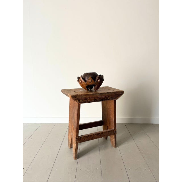 Sculptural Carved Coconut Bowl, 1890s For Sale - Image 6 of 7