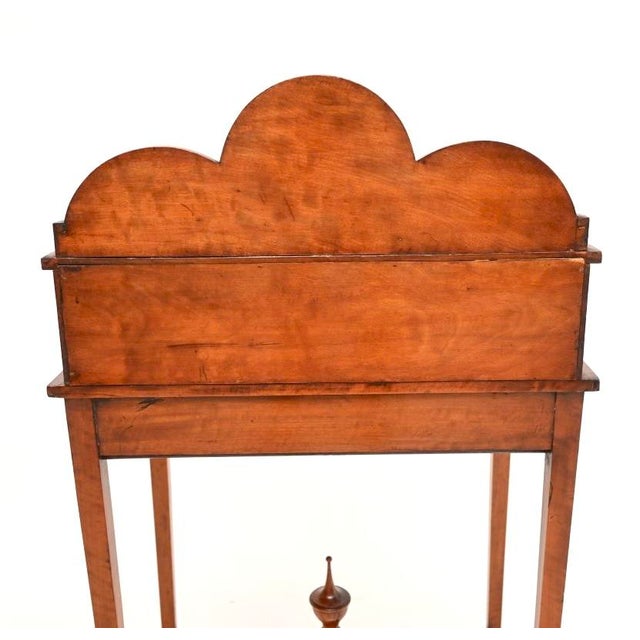 Antique George III Inlaid Satin Wood Desk, 1790 For Sale - Image 6 of 13