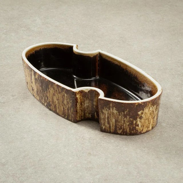 Oval Ikebana Vase from Yamasan, Japan, 1960s For Sale - Image 11 of 11