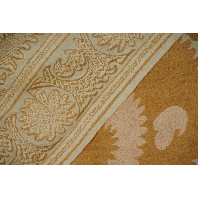Suzani Table Cover - Tribal Embroidery Wall Decor For Sale - Image 10 of 10