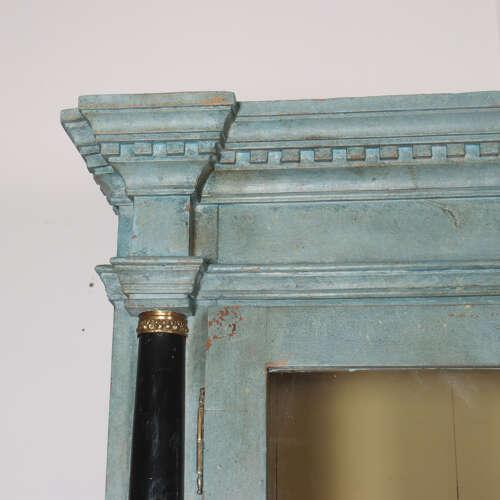 Blue Early 19th Century Dutch Painted Cabinet For Sale - Image 8 of 14