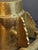 Museum Antique Heavy 18lb Bronze Mortar and Pestle Ribbed Fins Suspension Ring Judaica Sourced J Greenstein For Sale - Image 9 of 18