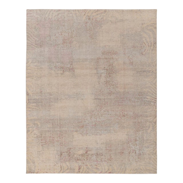 Rug & Kilim’s Oversized Faded Zebra Rug, 14x20 For Sale