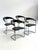 Arrben Vintage Ursala Dining Chairs in Black Leather from Arrben, Set of 8 For Sale - Image 4 of 18