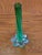 1950s Exquisite Vintage Twist Stem French Vase Art Glass Flower Sleeve Circa 1950's For Sale - Image 5 of 12